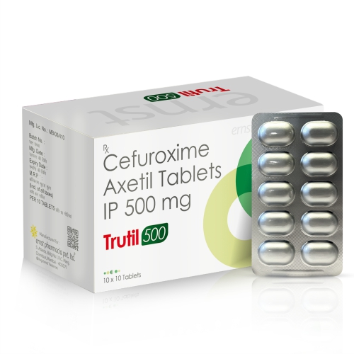 Cefuroxime Axetil Tablets IP 500 MG - TRUTIL 500 Tablets