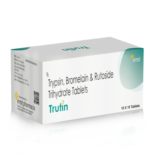 Ernst Pharmacia - TRUTIN Tablets - Trypsin Bromelain & Rutoside Tablets