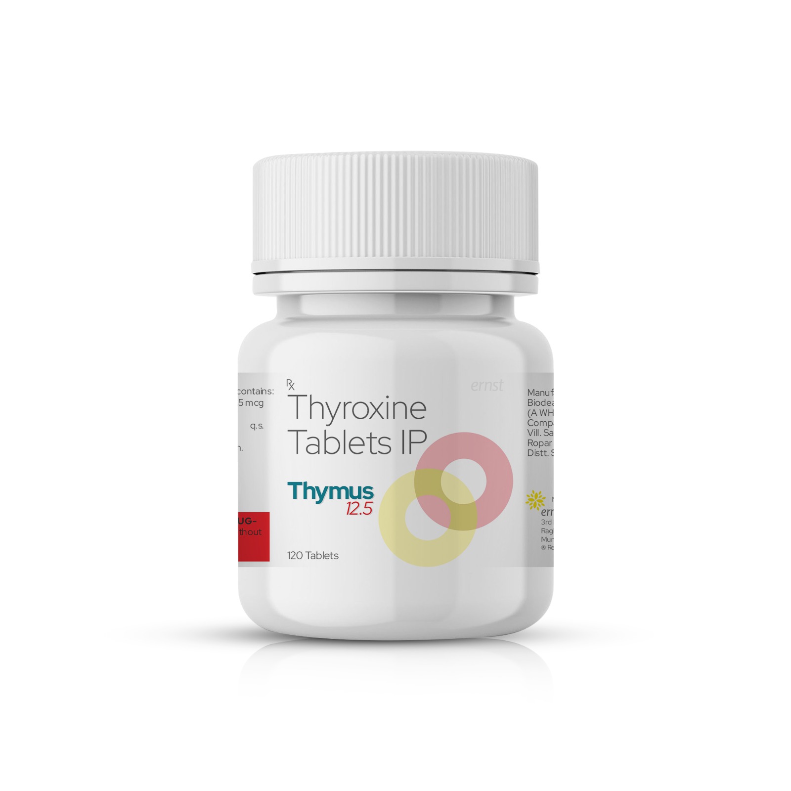 Thyroxine Sodium Tablets IP 12.5 mcg – THYMUS 12.5 Tablets