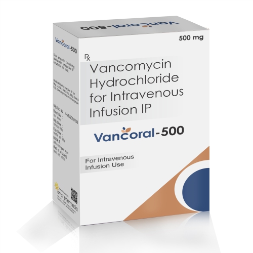 Vancomycin Hydrochloride For Intravenous Infusion IP - VANCORAL 500 Vancomycin Hydrochloride For Intravenous Infusion IP - VANCORAL 500 Infusion - Ernst Pharmacia