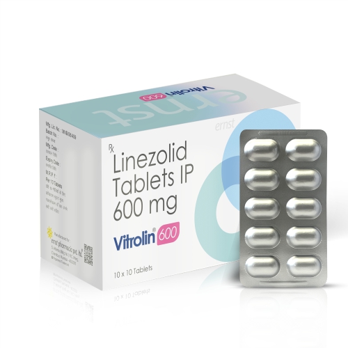 Linezolid Tablets IP 600 MG - VITROLIN 600 Tablets