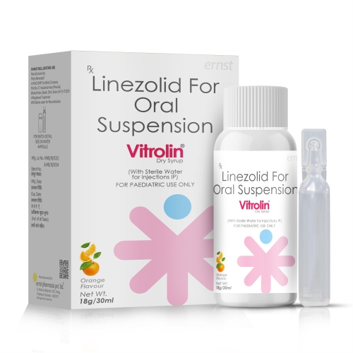 Linezolid For Oral Suspension - VITROLIN Dry Syrup