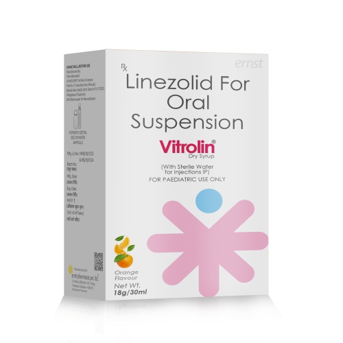 Linezolid For Oral Suspension - VITROLIN Dry Syrup - Ernst Pharmacia