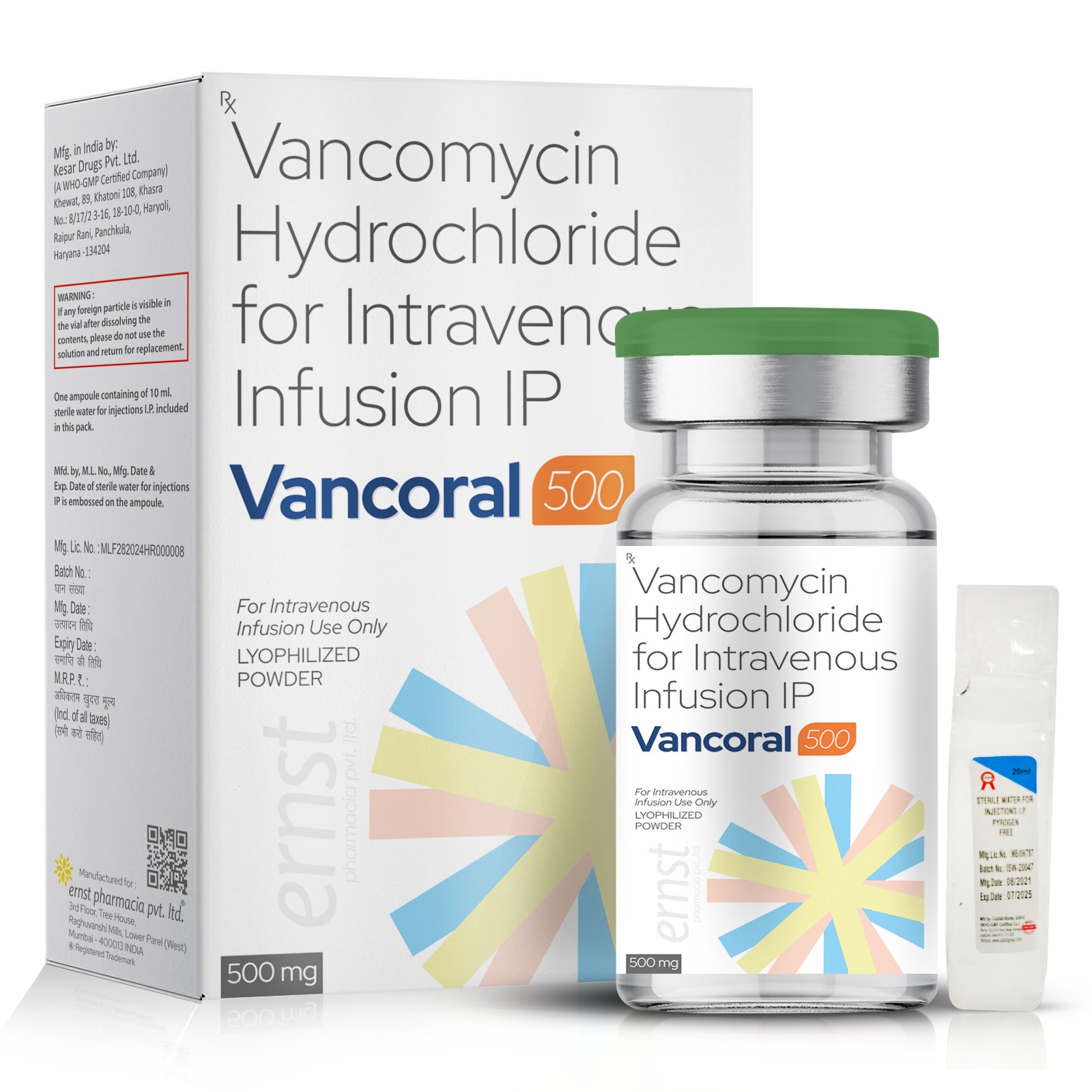 Vancomycin Hydrochloride For Intravenous Infusion IP
