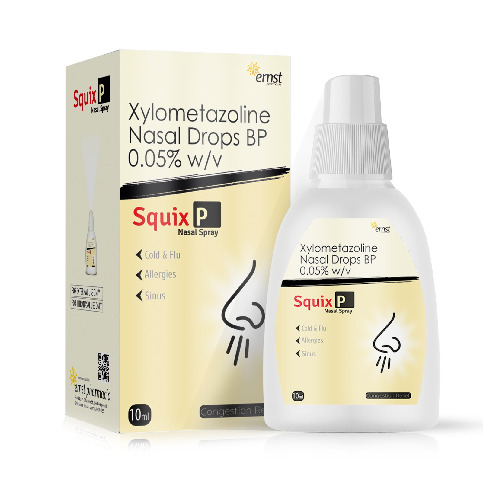 Xylometazoline NASAL DROPS - SQUIX P