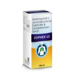 Ambroxol Hydrochloride, Levosalbutamol Sulphate & Guaiphenesin Syrup 100 ML - ZOPHEX LS 100 - Ernst Pharmacia