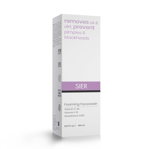 Foaming Face Wash Vitamin C, Vitamin E & Glutathione - SIER Foaming Face wash - Ernst Pharmacia