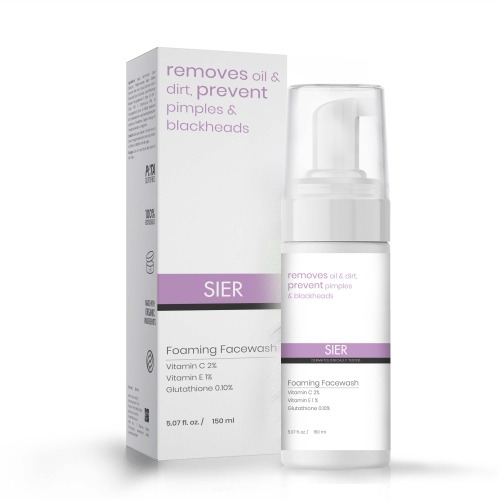 Foaming Face Wash Vitamin C, Vitamin E & Glutathione