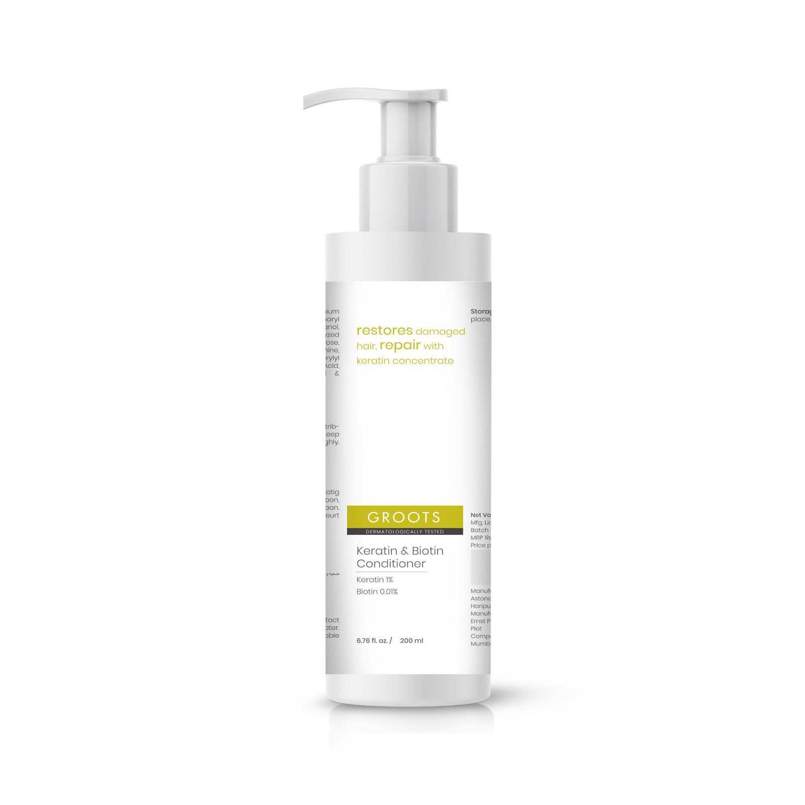 Keratin & Biotin Conditioner - GROOTS Conditioner - Ernst Pharmacia