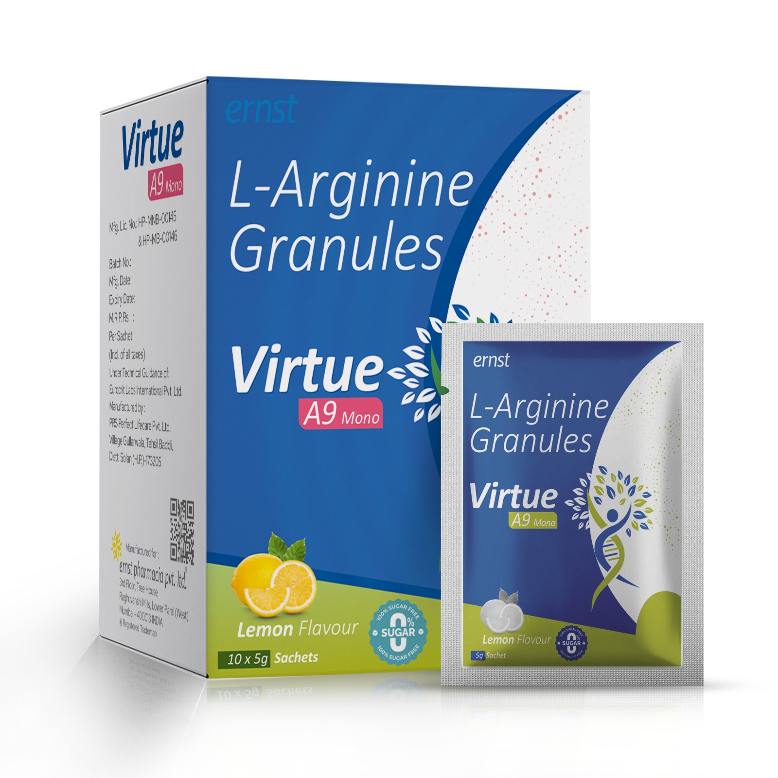 L-Arginine Granules (Lemon Flavour)