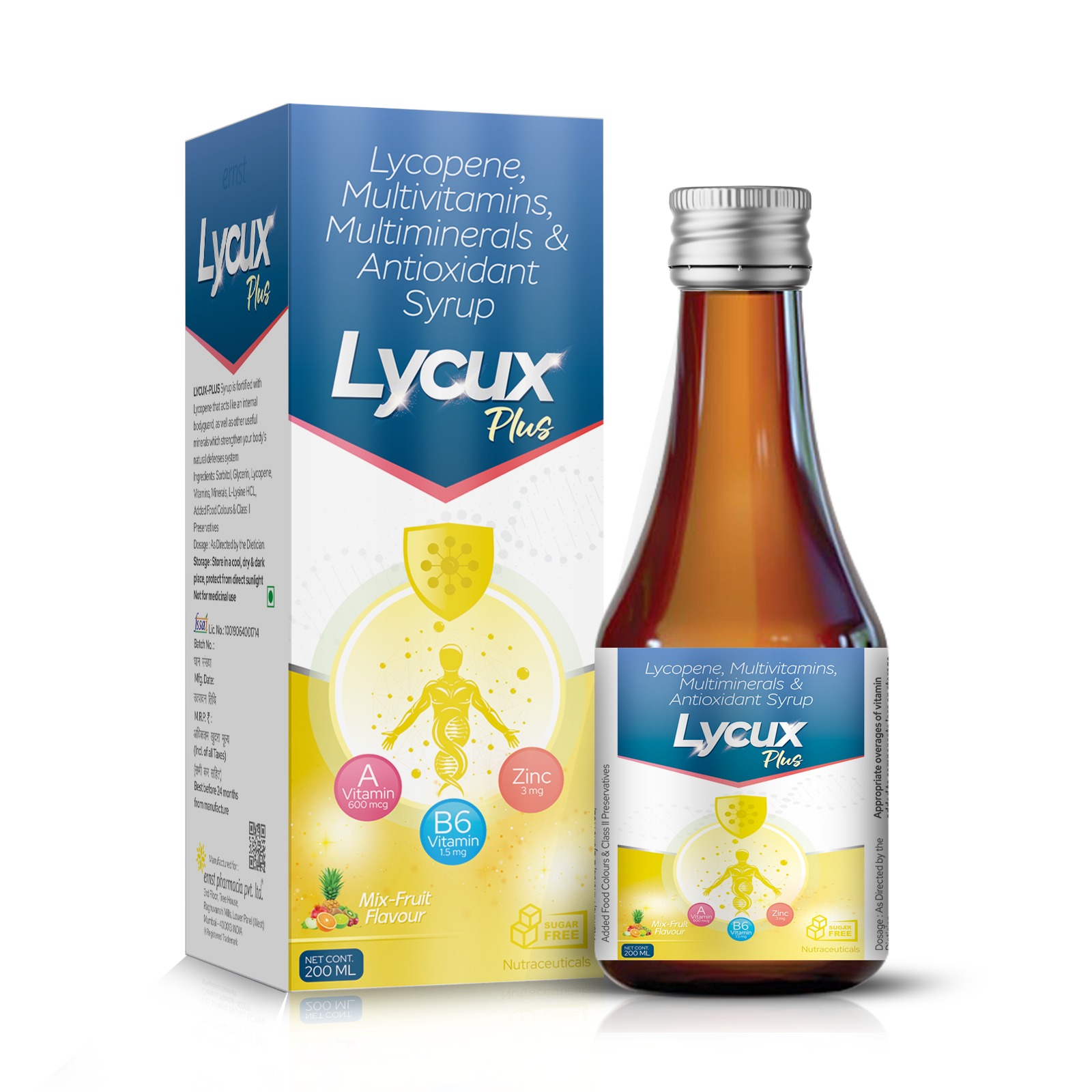 Lycopene Multivitamin, Multimineral & Antioxidant Syrup