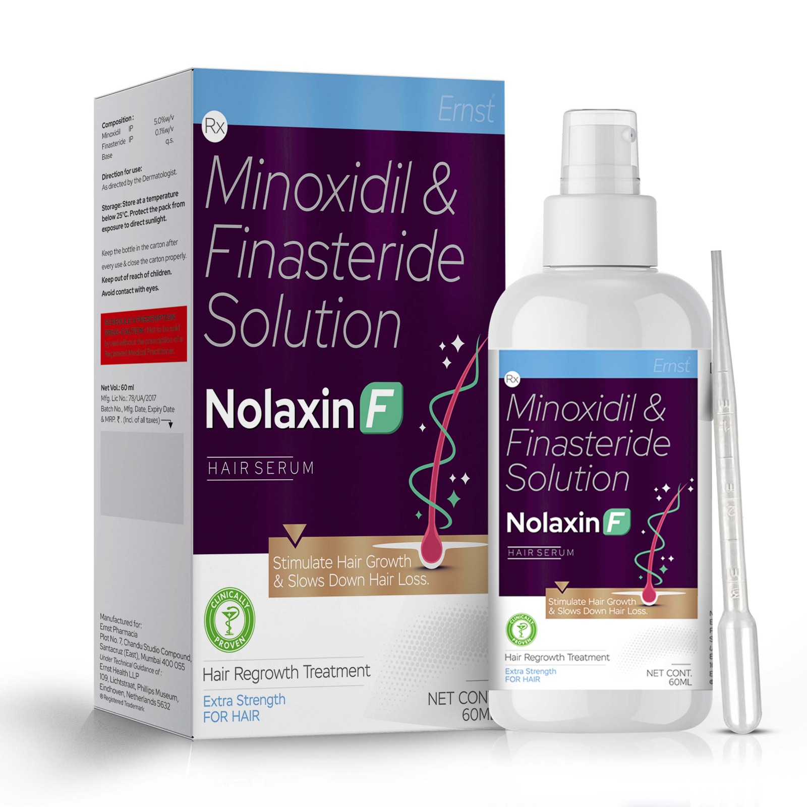 Minoxidil & Finasteride Solution Hair Serum
