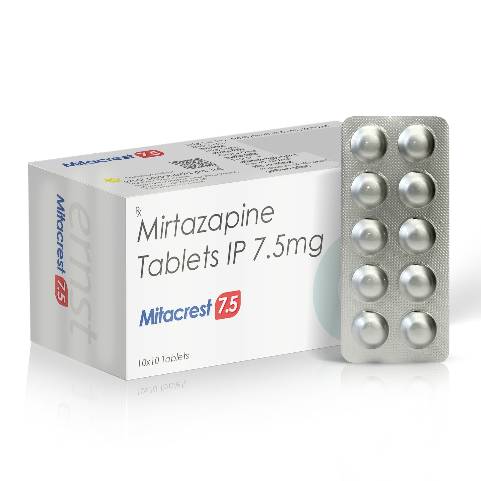 Mirtazapine Tablet IP 7.5 Mg