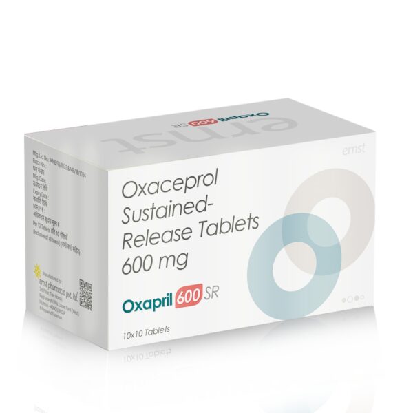 Oxaceprol Sustained Release Tablets 600 Mg - OXAPRIL 600 SR - Ernst Pharmacia
