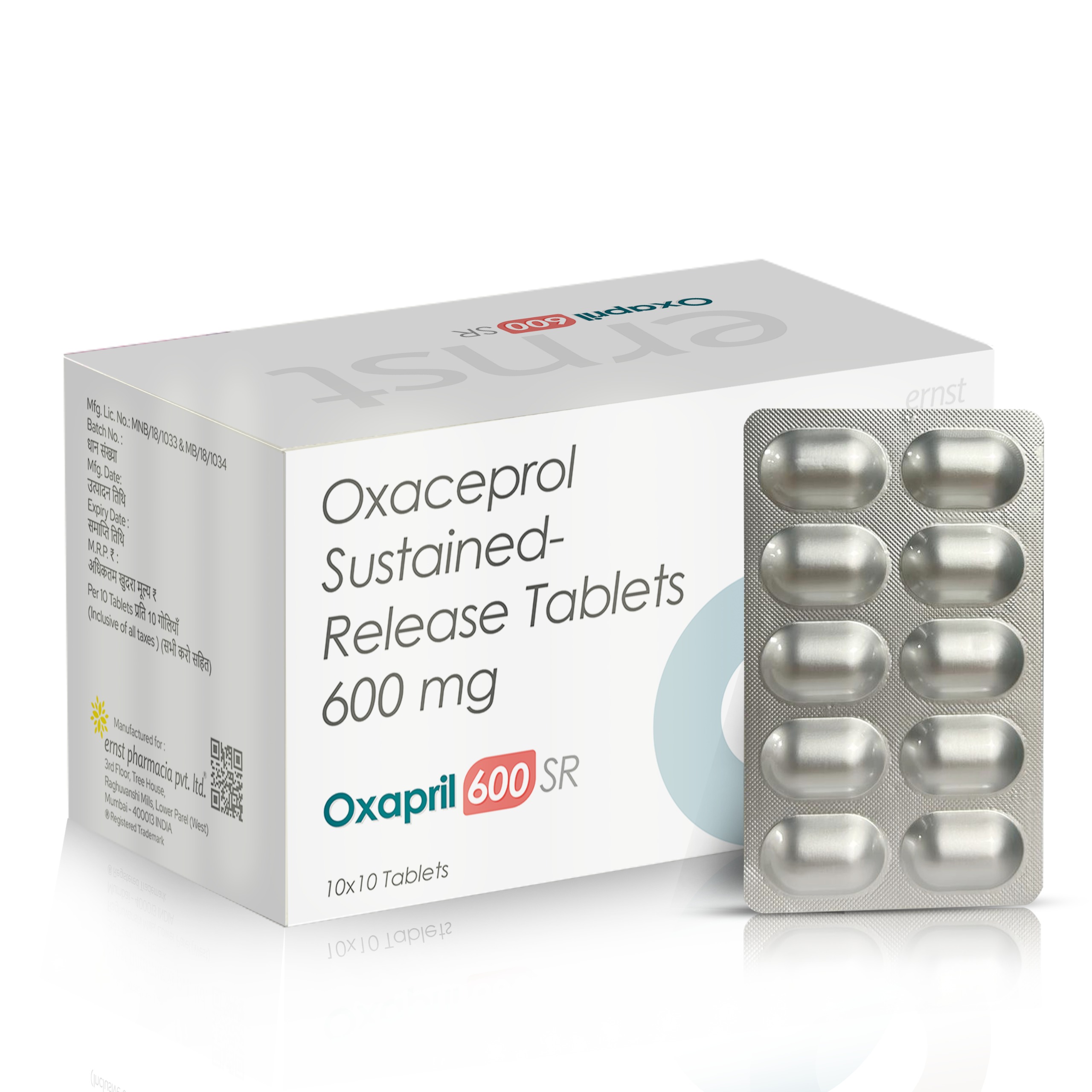 Oxaceprol Sustained Release Tablets 600 Mg