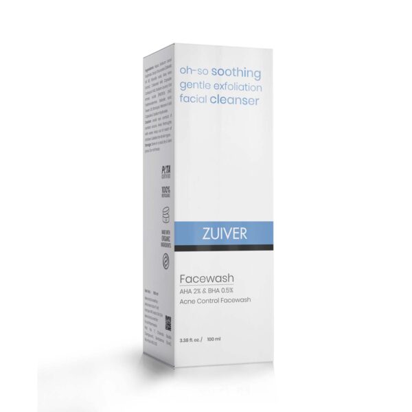 AHA & BHA Acne Control Face Wash - ZUIVER Face Wash - Ernst Pharmacia