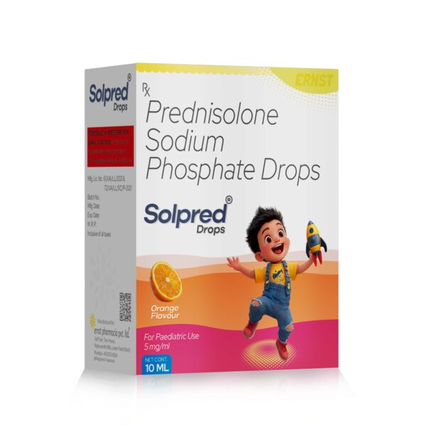 Prednisolone Sodium Phosphate Drops - SOLPRED Drops - Ernst Pharmacia