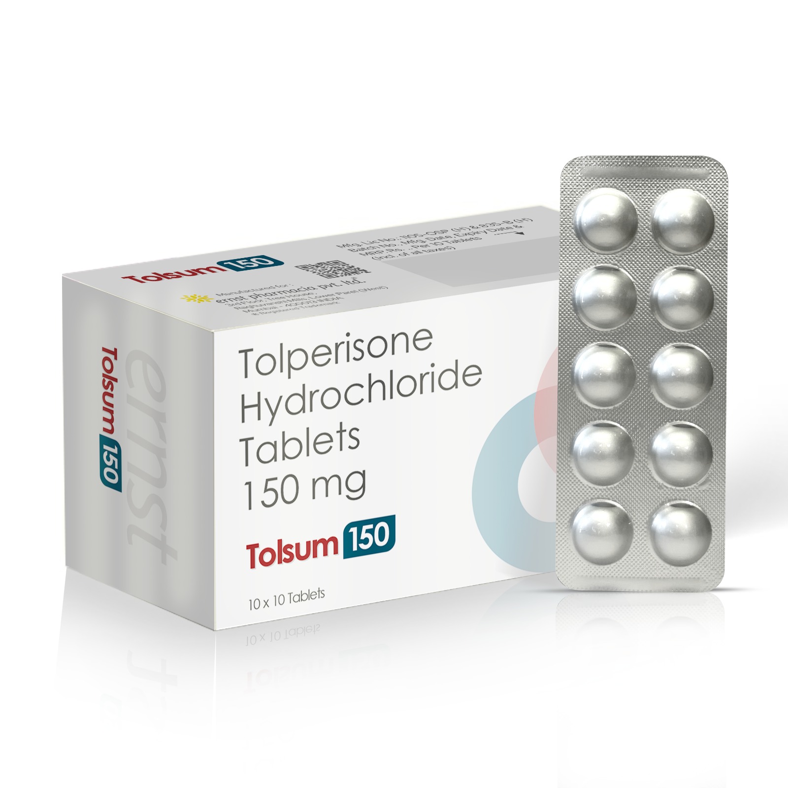 Tolperisone Hydrochloride Tablets 150 Mg