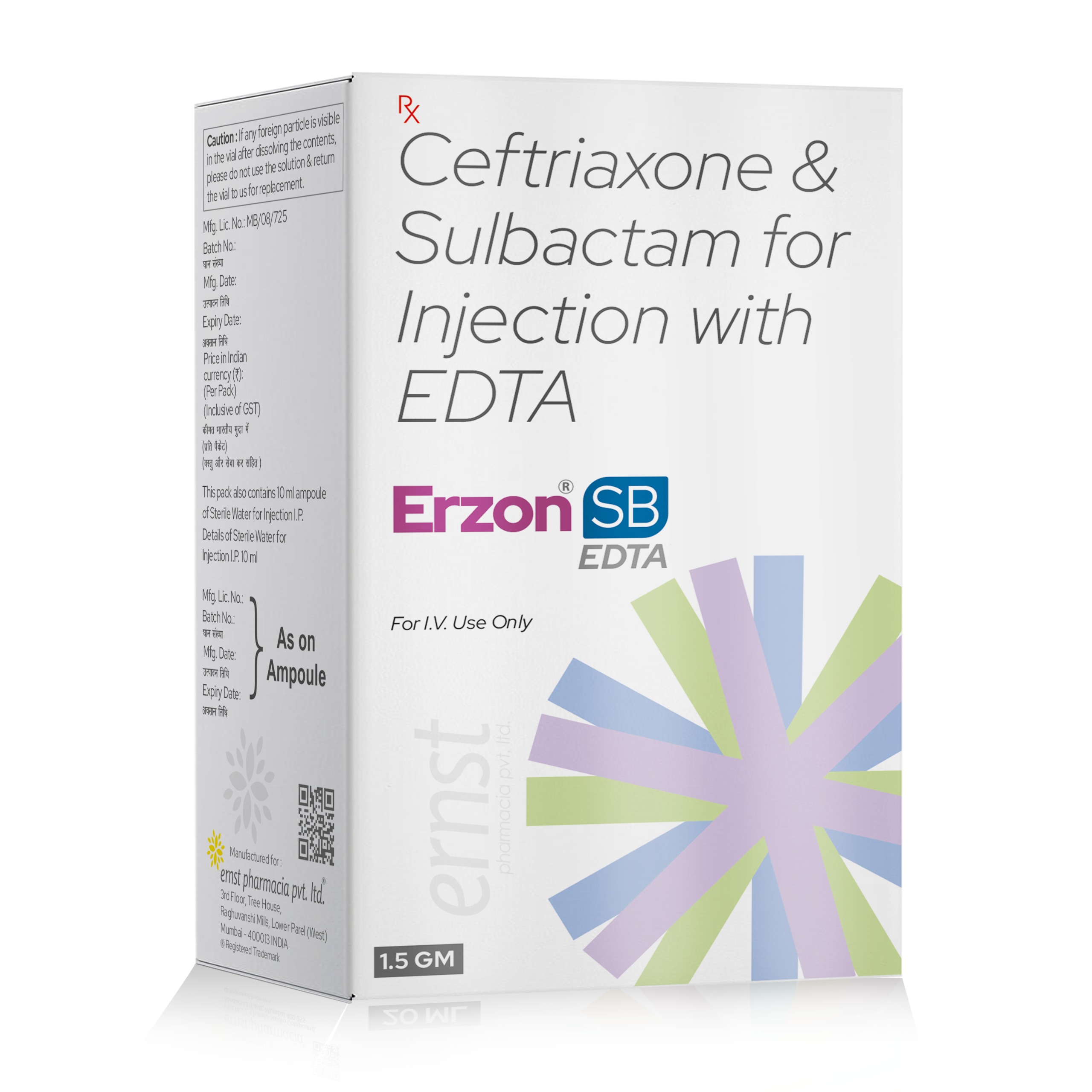 ERZON SB EDTA Injection- Ernst Pharmacia