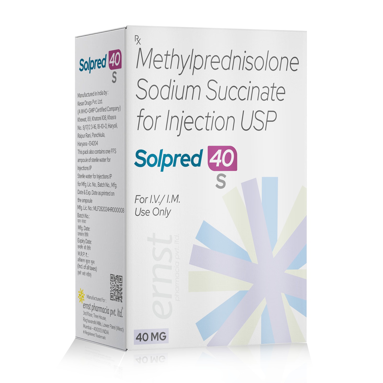 SOLPRED 40 S Injection - Ernst Pharmacia