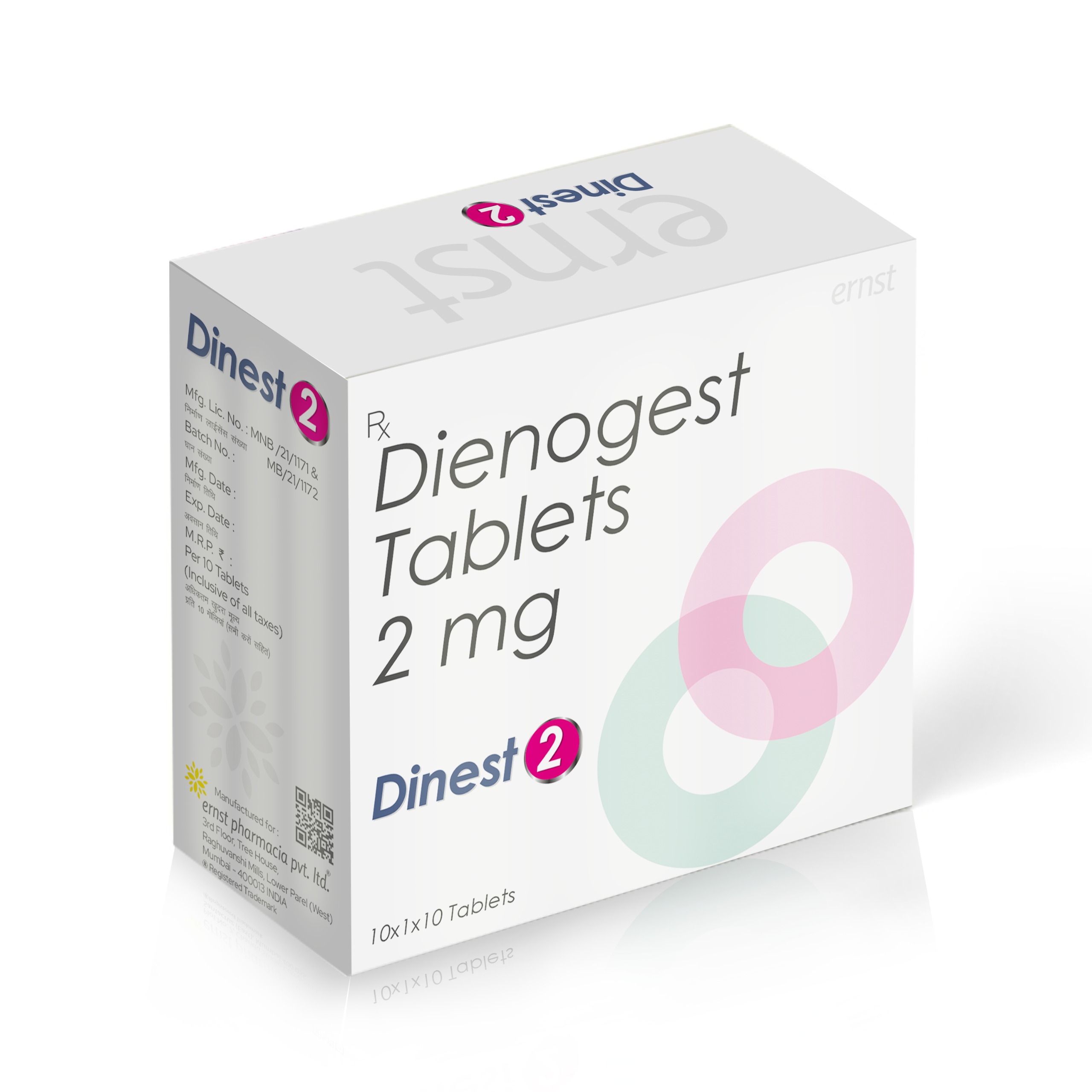 DINEST 2 Tablets - Ernst Pharmacia