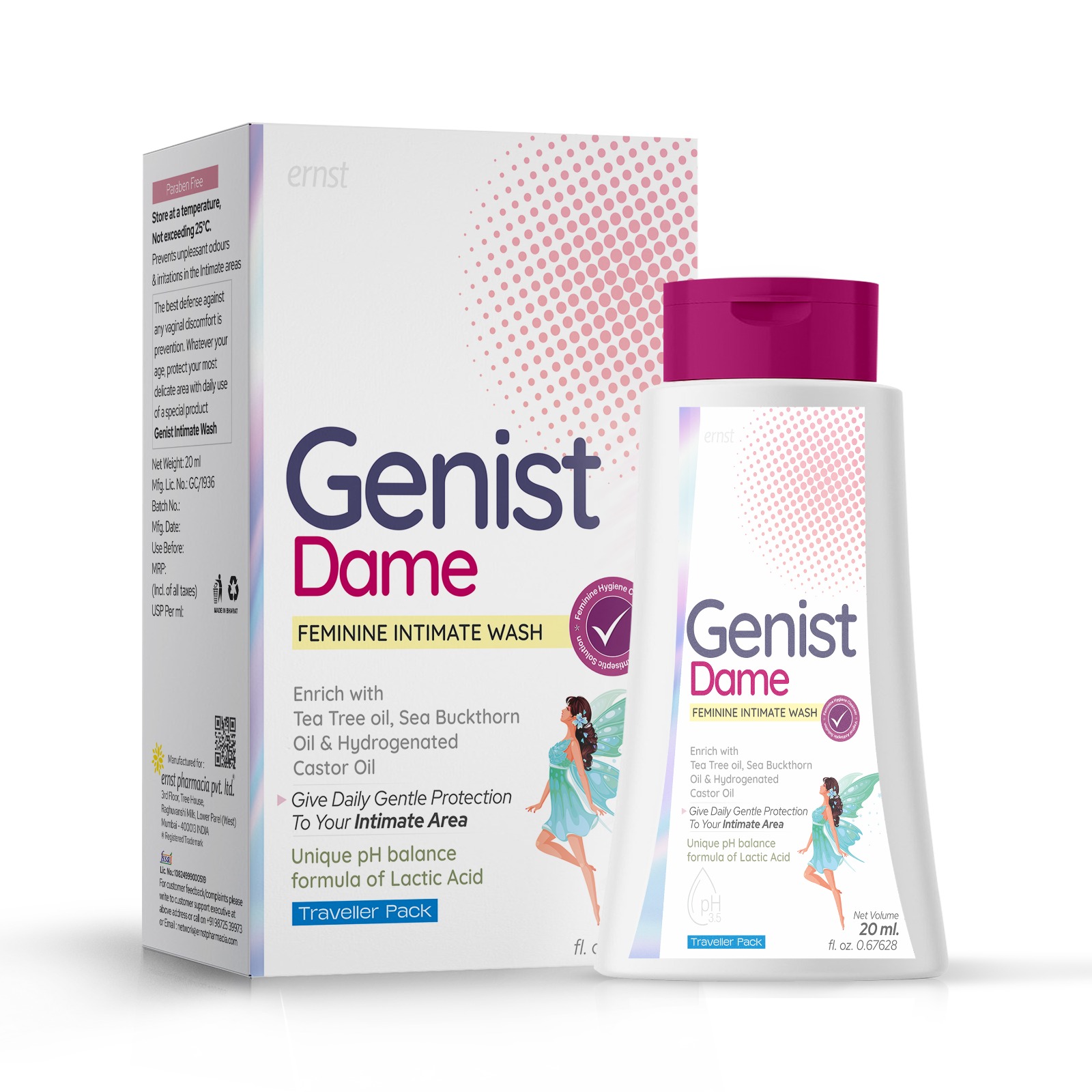 Feminine Intimate Wash Traveller Pack