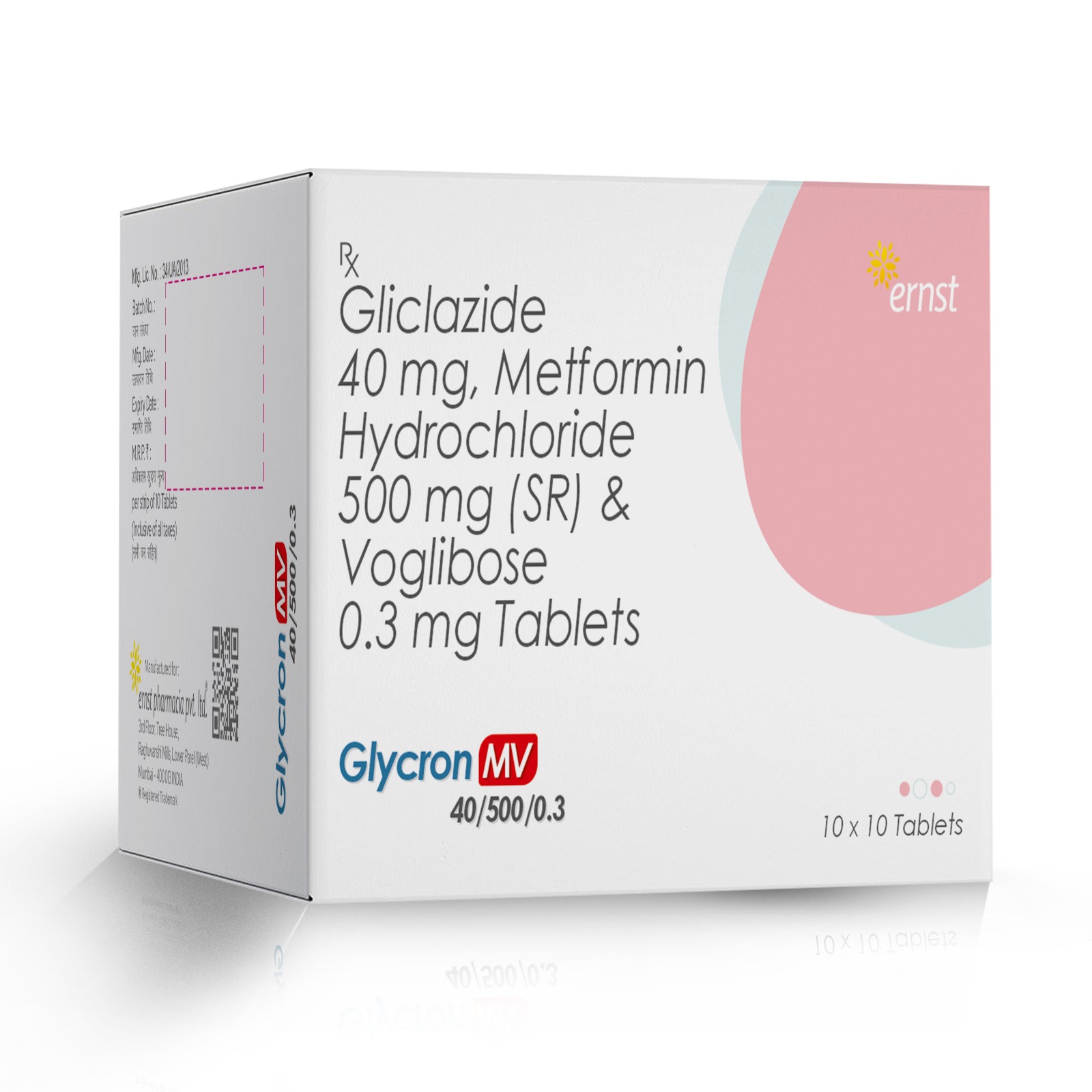 GLYCRON MV 40-500-0.2 Tablets - Ernst Pharmacia