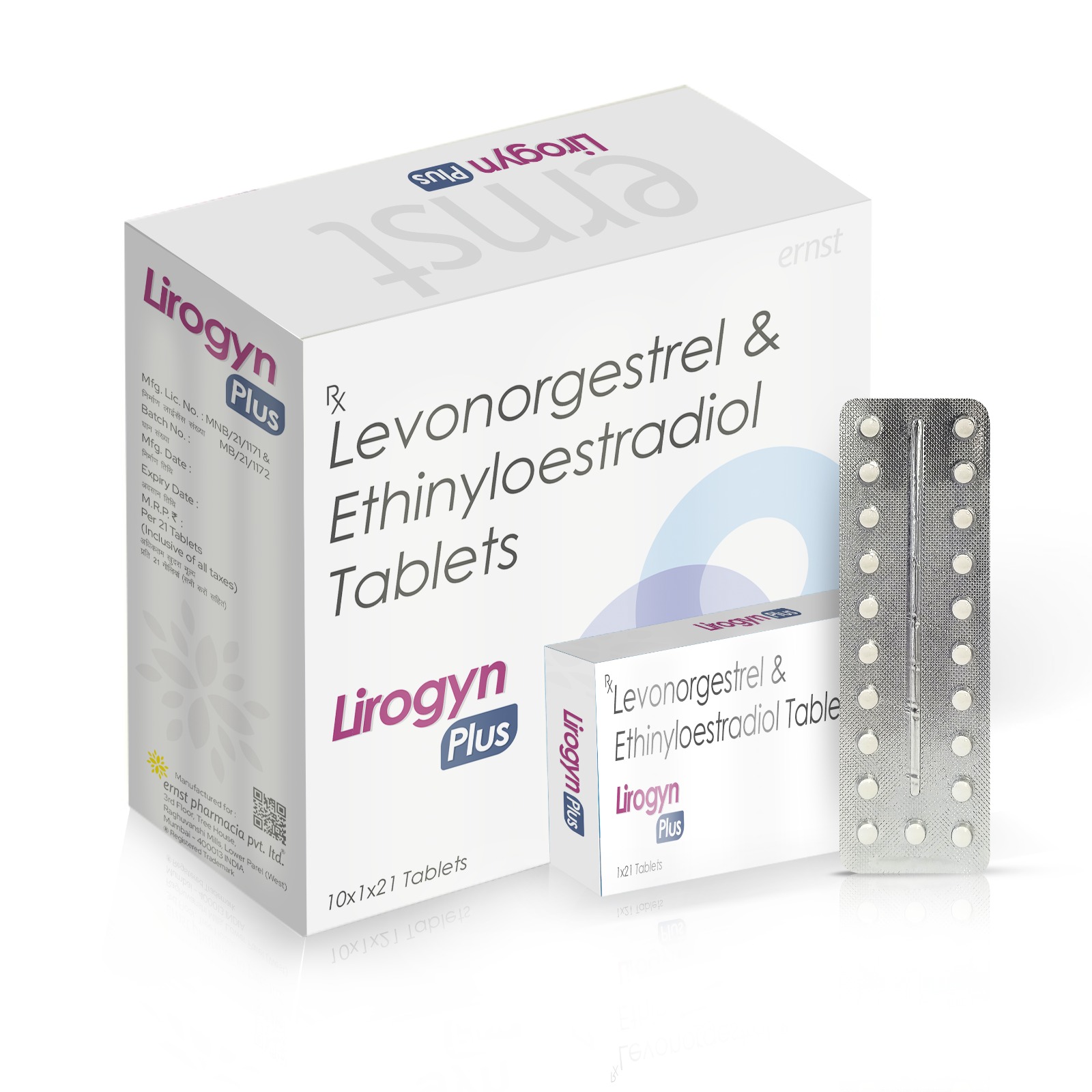Levonorgestrel & Ethinylestradiol Tablets - LIROGYN PLUS Tablets