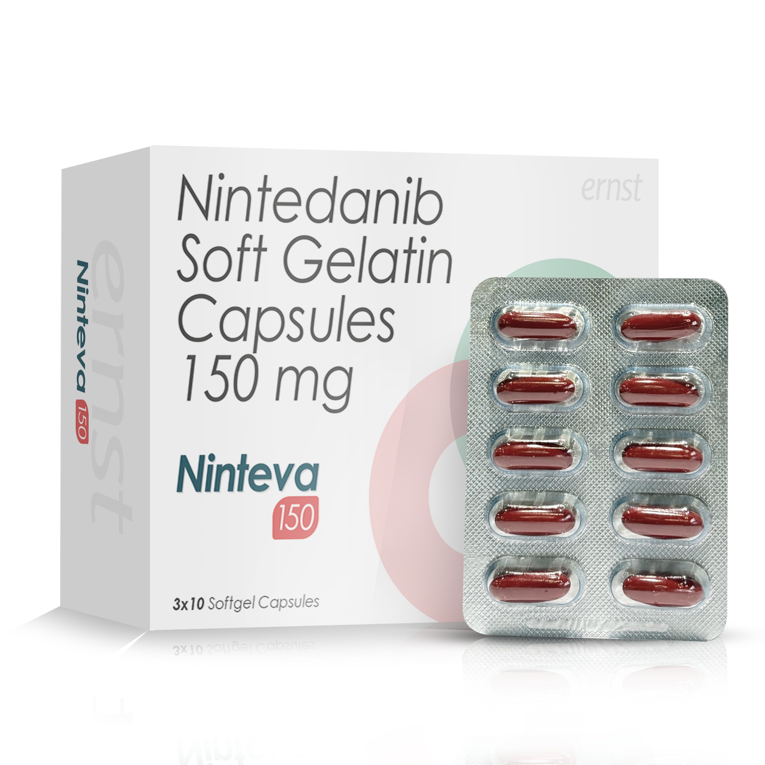 Nintedanib Soft Gelatin Capsules 150 Mg