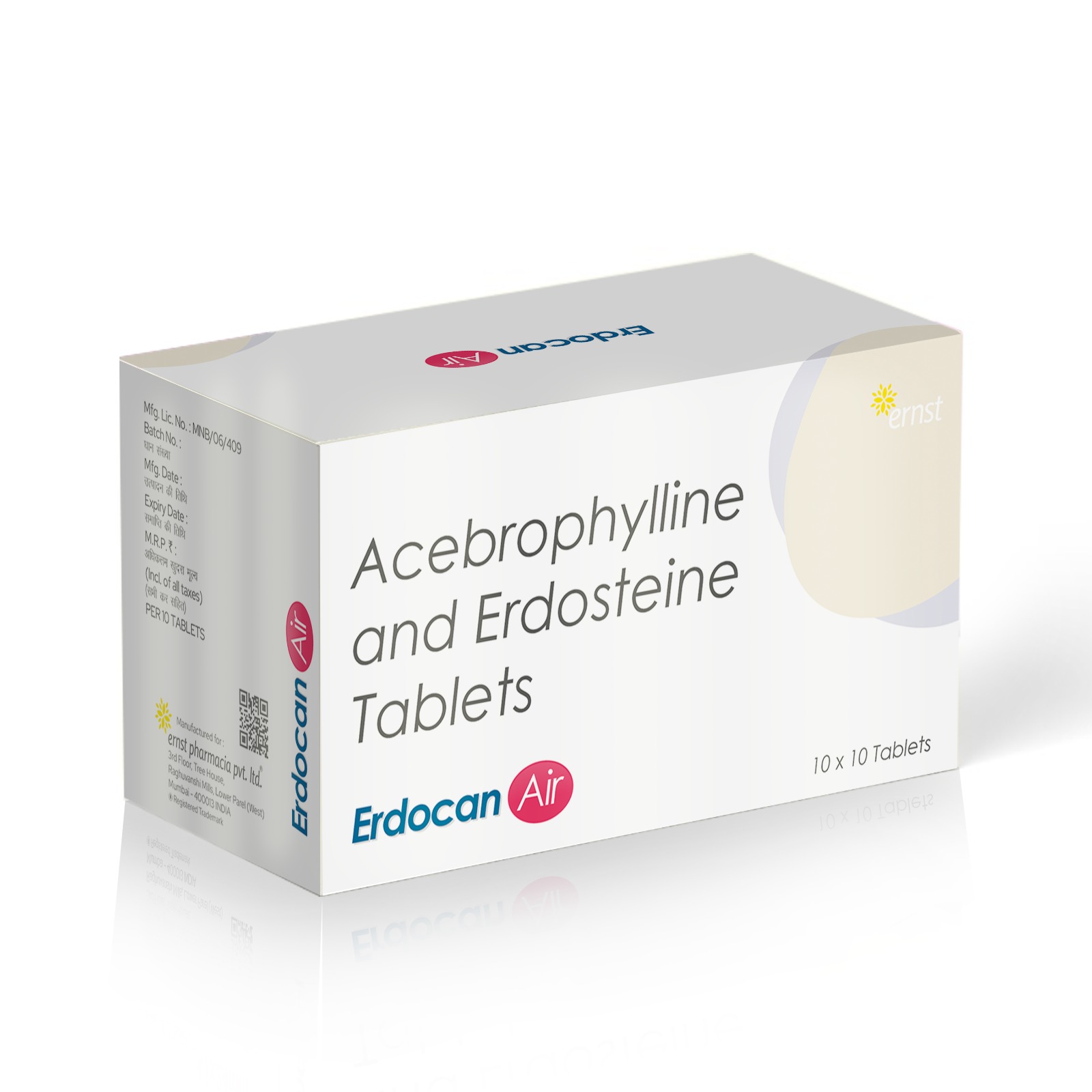 ERDOCAN AIR Tablets - Ernst Pharmcia