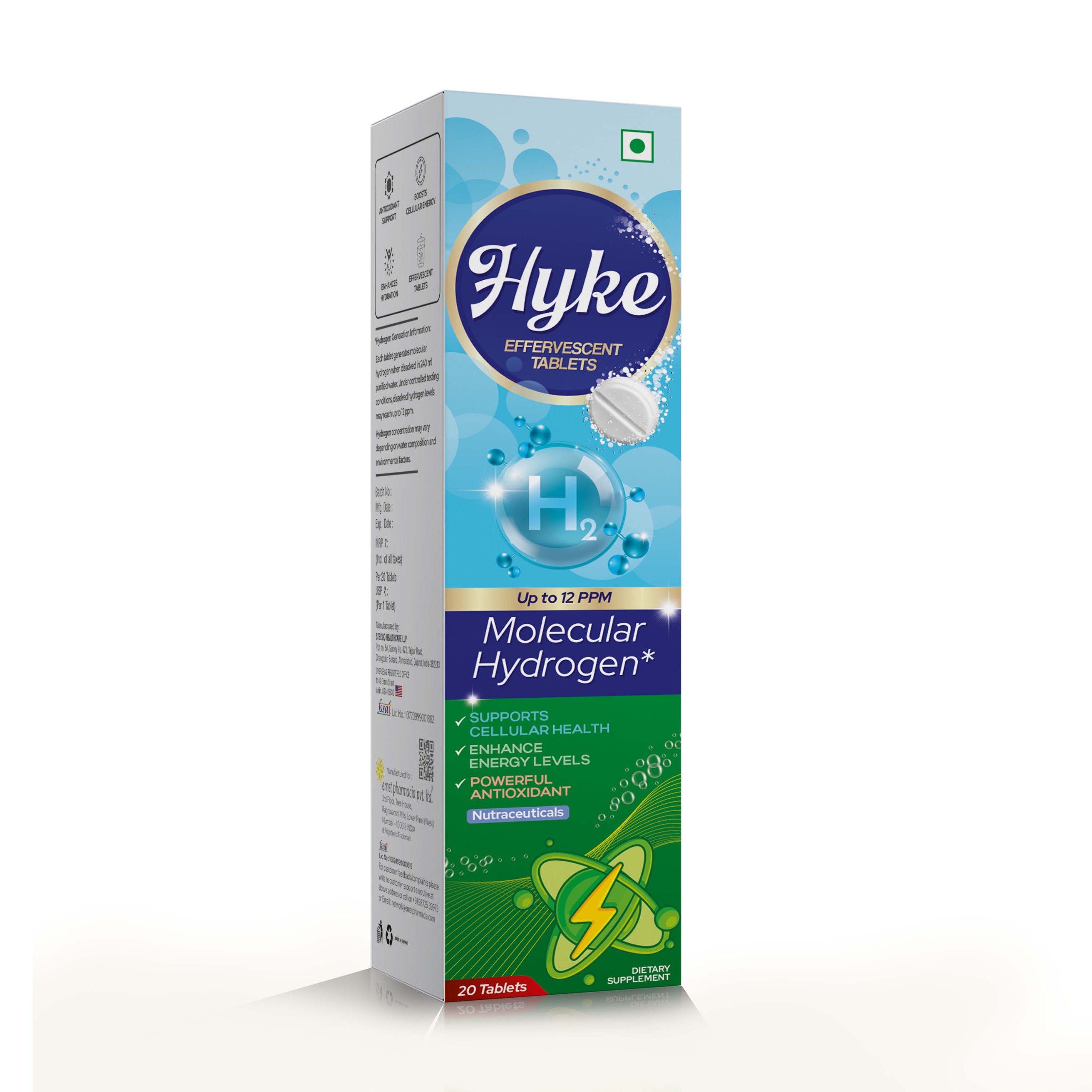 HYKE Effervescent Tablet - Ernst Pharmcia