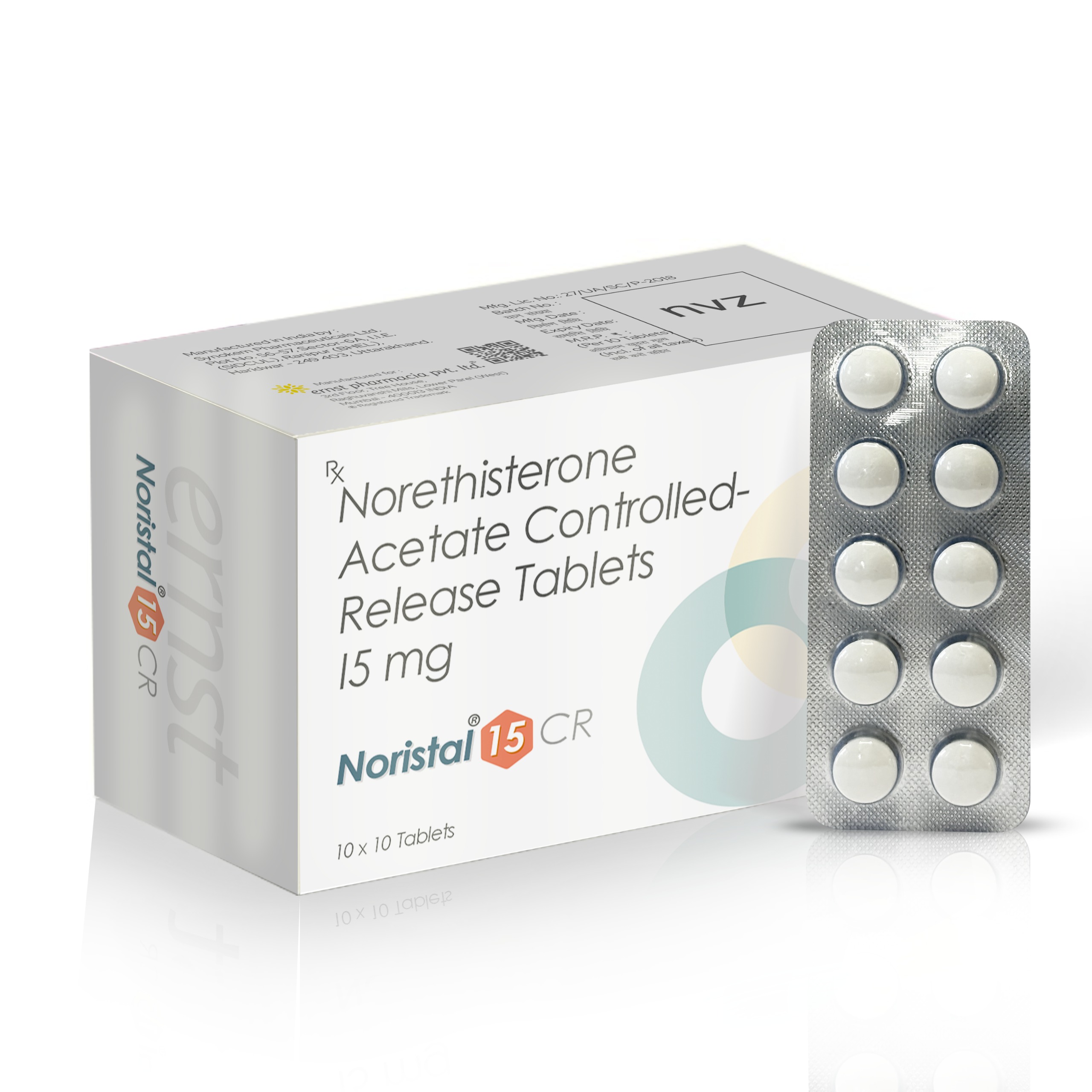 Norethisterone Acetate Controlled-Release Tablets 15 Mg