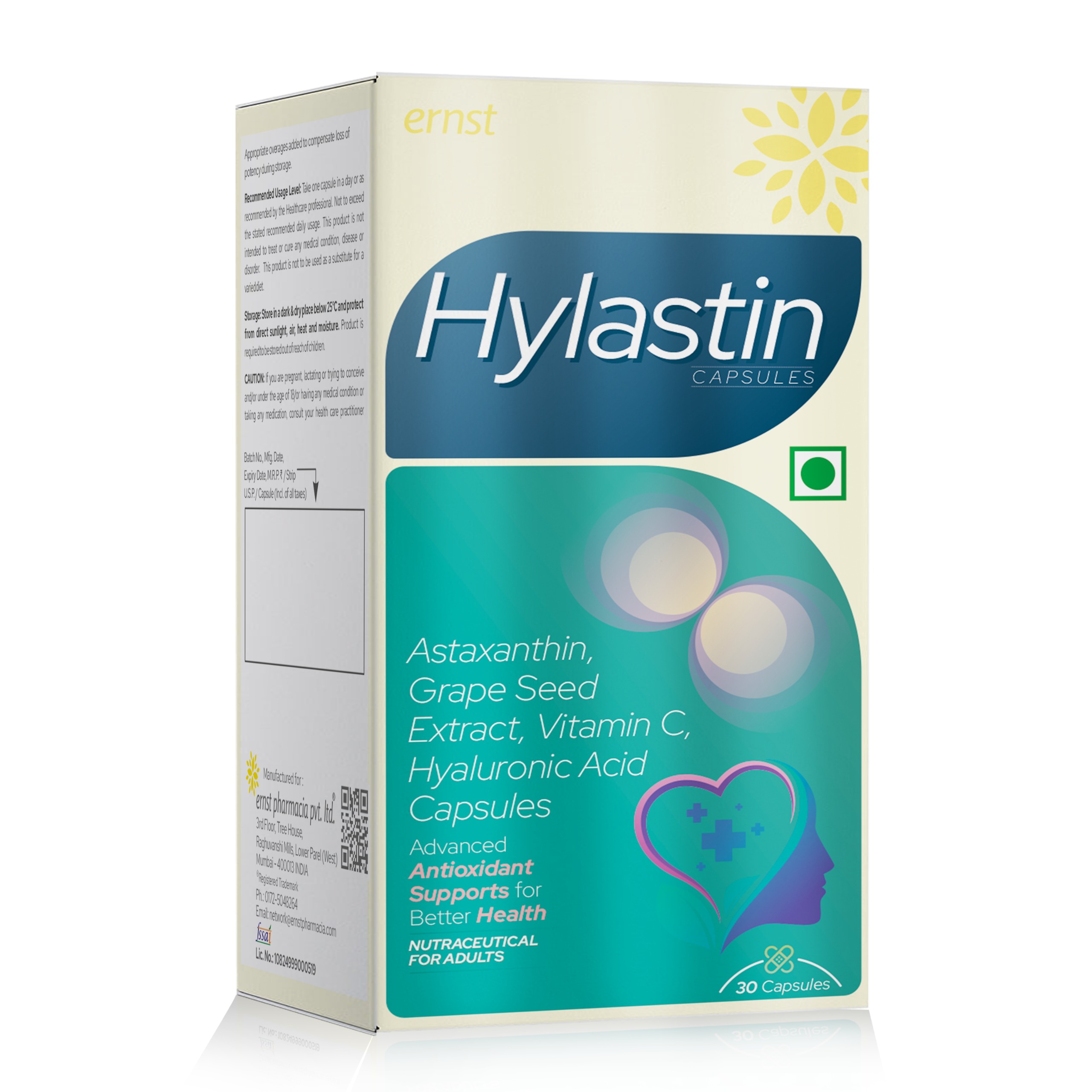 HYLASTIN Capsules - Ernst Pharmcia