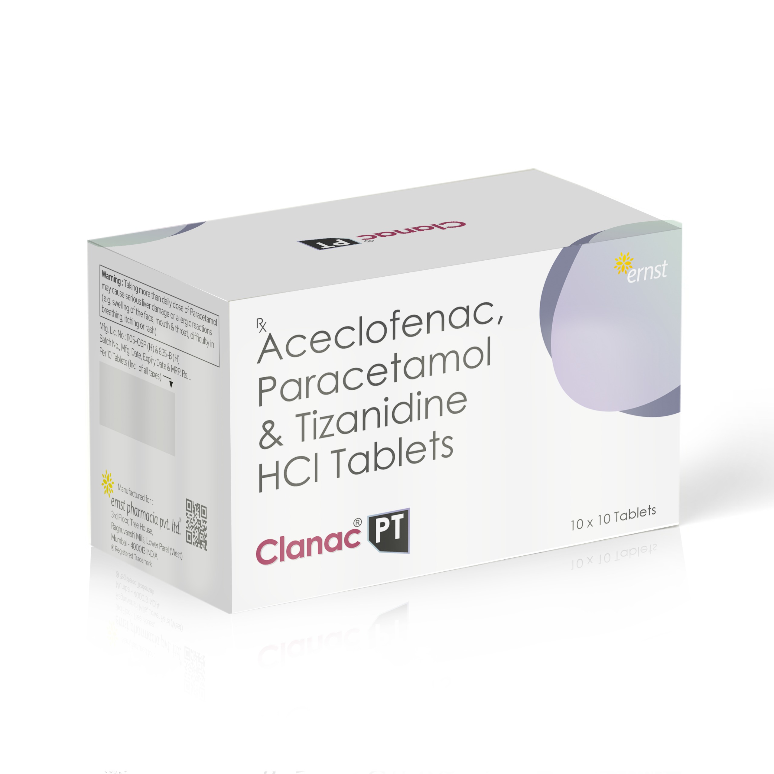 CLANAC PT Tablet - Ernst Pharmacia