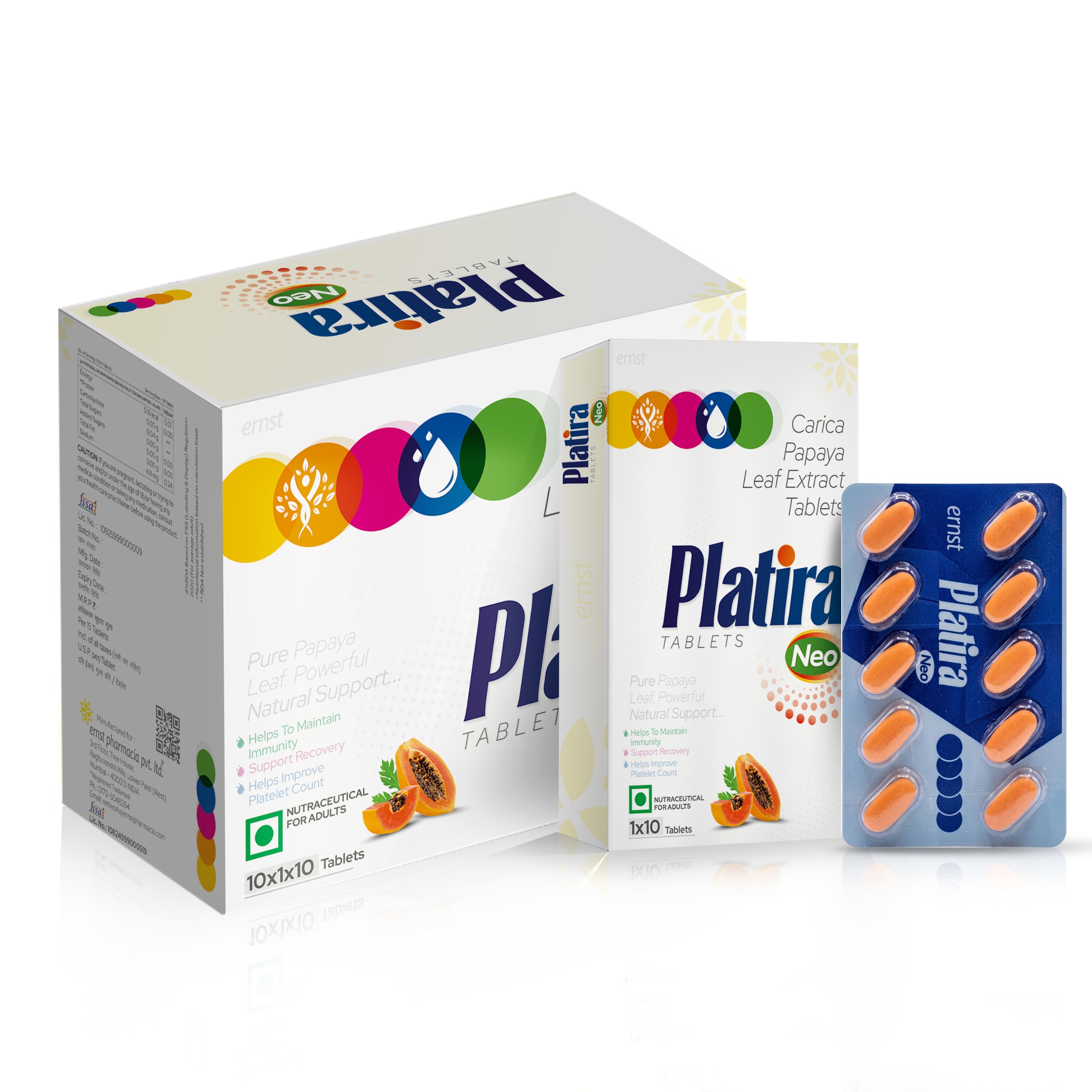 Carica Papaya Leaf Extract Tablets