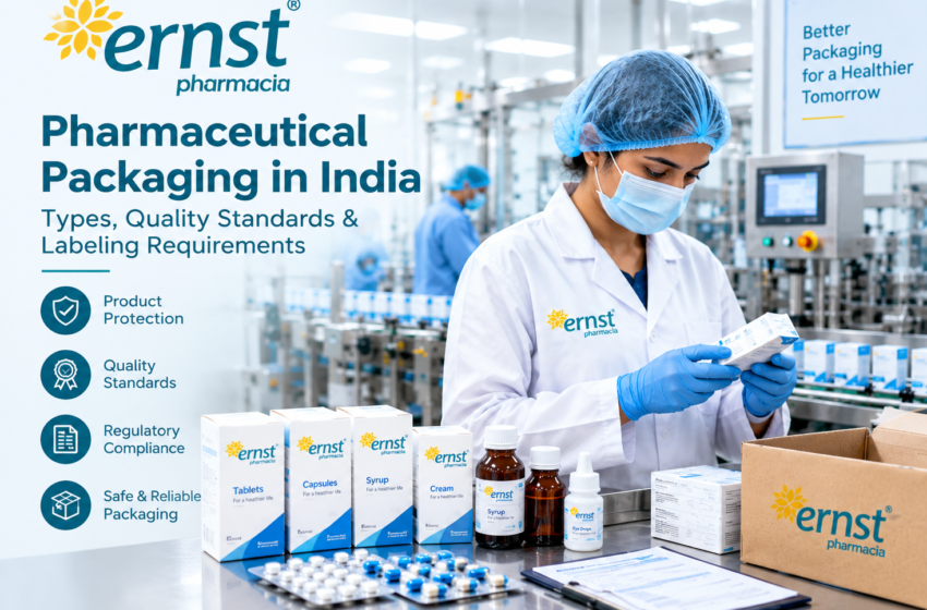 Ernst Pharmacia – Pharmaceutical Packaging in India: Types, Quality Standards & Labeling Requirements